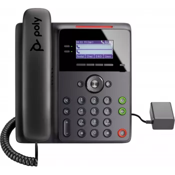 Telefone IP Poly Edge B20 — 2 linhas PoE, LCD 2,8