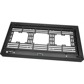 Caixa de PC Mini-Torre INTER-TECH IM-2 Expander, Mini-ITX/Micro ATX, suporta fontes de alimentação ATX/SFX, unidades de 2,5 polegadas e 3,5 polegadas, ventoinhas frontais/superiores 120/140 mm, preta