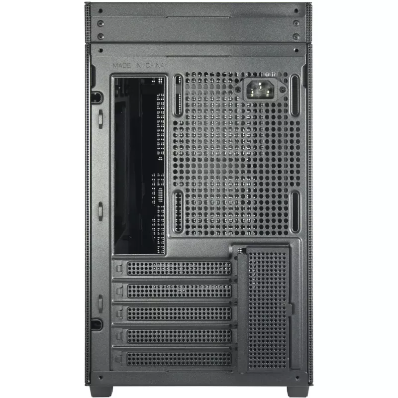 Caixa de PC Mini-Torre INTER-TECH IM-2 Expander, Mini-ITX/Micro ATX, suporta fontes de alimentação ATX/SFX, unidades de 2,5 polegadas e 3,5 polegadas, ventoinhas frontais/superiores 120/140 mm, preta