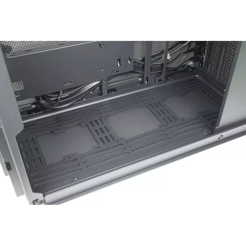 Caixa de PC Mini-Torre INTER-TECH IM-2 Expander, Mini-ITX/Micro ATX, suporta fontes de alimentação ATX/SFX, unidades de 2,5 polegadas e 3,5 polegadas, ventoinhas frontais/superiores 120/140 mm, preta