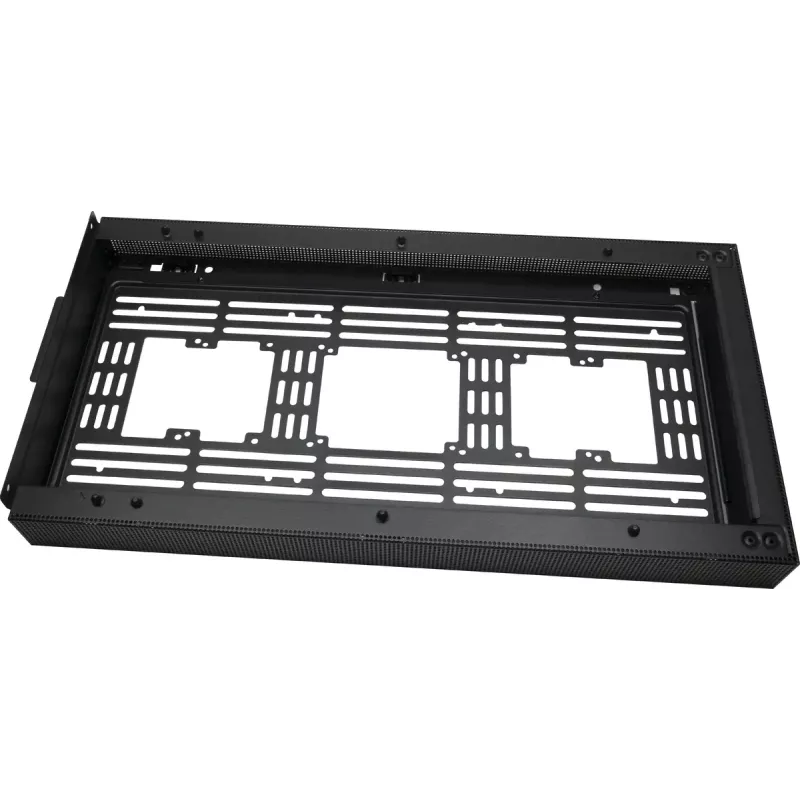 Caixa de PC Mini-Torre INTER-TECH IM-2 Expander, Mini-ITX/Micro ATX, suporta fontes de alimentação ATX/SFX, unidades de 2,5 polegadas e 3,5 polegadas, ventoinhas frontais/superiores 120/140 mm, preta
