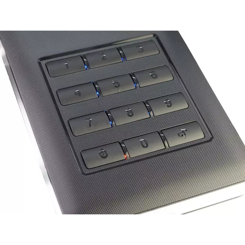 Caixa para disco rígido Inter-Tech GD-25LK01 alumínio preto 2,5 polegadas