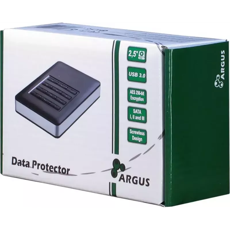 Caixa para disco rígido Inter-Tech GD-25LK01 alumínio preto 2,5 polegadas