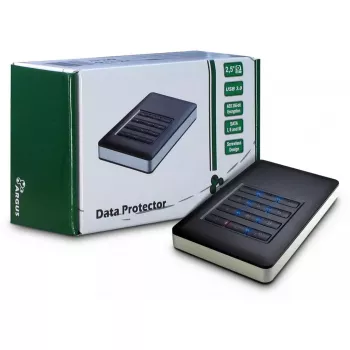 Caixa para disco rígido Inter-Tech GD-25LK01 alumínio preto 2,5 polegadas