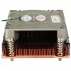 Dissipador de ar Dynatron A-18 para processador, 7 cm, cobre, cinzento