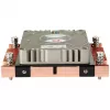 Dissipador de ar Dynatron A-18 para processador, 7 cm, cobre, cinzento