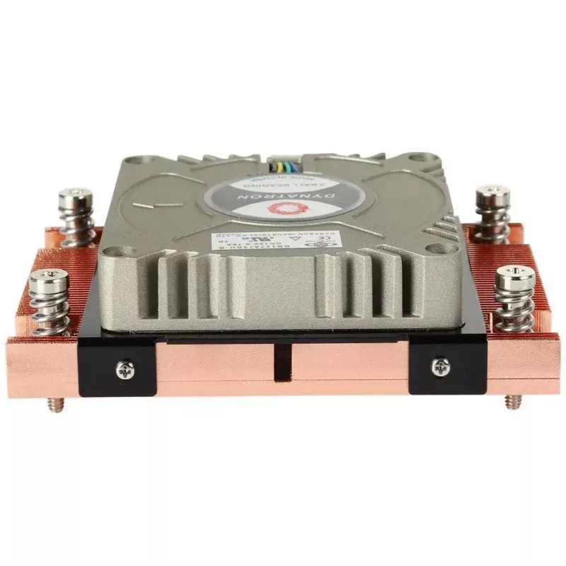 Dissipador de ar Dynatron A-18 para processador, 7 cm, cobre, cinzento