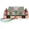 Dissipador de ar Dynatron A-18 para processador, 7 cm, cobre, cinzento