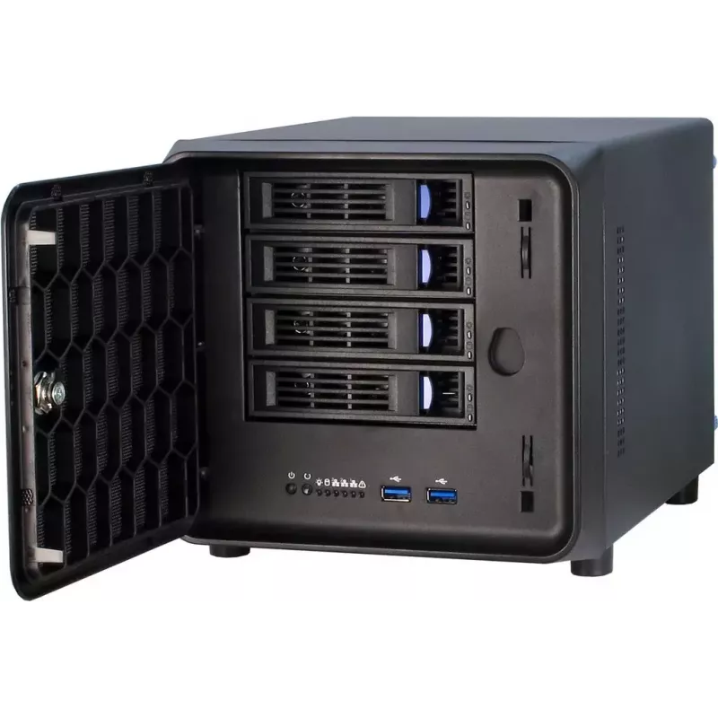 Caixa de servidor Inter-Tech SC-4100 Rack Preto