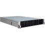 Caixa de servidor Inter-Tech IPC 2U-2412 Rack Preto, Prateado