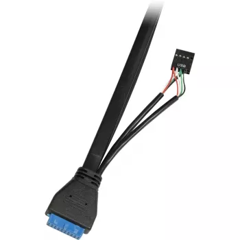 Rack de servidor Inter-Tech 2U-2504 Preto 480x527x89mm Ventoinha de 60mm