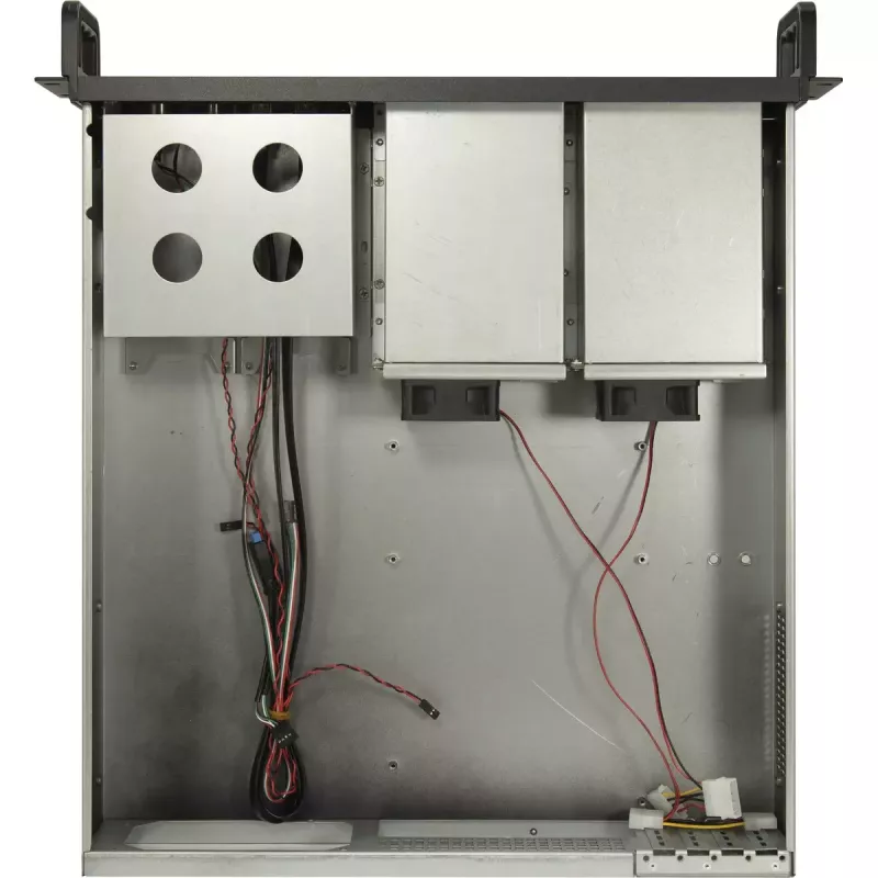 Rack de servidor Inter-Tech 2U-2504 Preto 480x527x89mm Ventoinha de 60mm