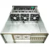 Caixa de computador Inter-Tech 4F28 Rack Preto, Prateado