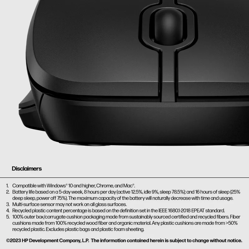 Rato HP 255 Dual Wireless Rato RF Wireless + Bluetooth