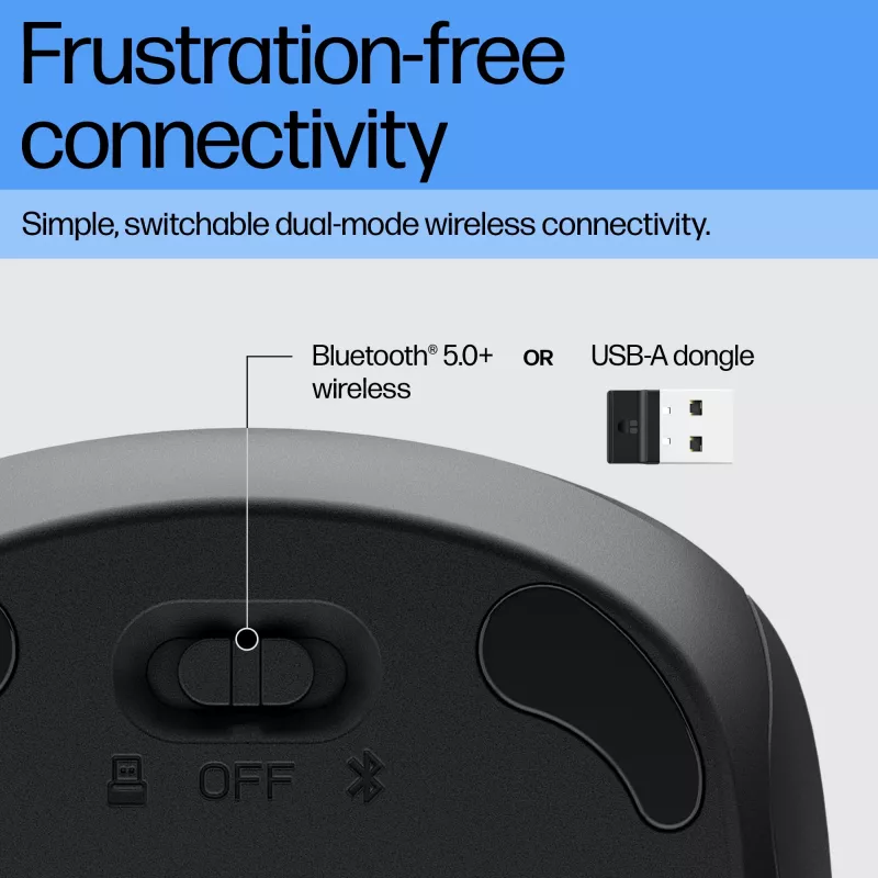 Rato HP 255 Dual Wireless Rato RF Wireless + Bluetooth