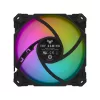 Ventoinha ASUS TUF Gaming TF120 ARGB caixa de computador dissipador de ar 12 cm preta