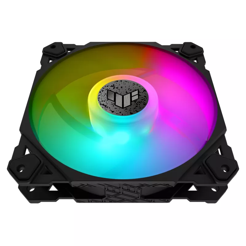 Ventoinha ASUS TUF Gaming TF120 ARGB caixa de computador dissipador de ar 12 cm preta