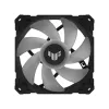 Ventoinha ASUS TUF Gaming TF120 ARGB - kit de três com controlador ARGB caixa de computador dissipador de ar 12 cm preta