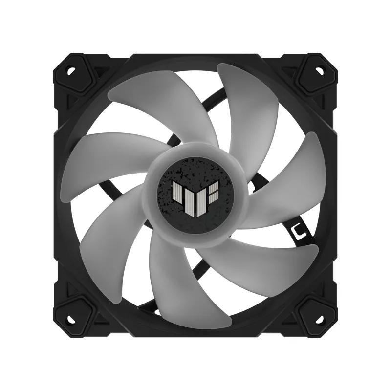 Ventoinha ASUS TUF Gaming TF120 ARGB - kit de três com controlador ARGB caixa de computador dissipador de ar 12 cm preta