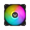 Ventoinha ASUS TUF Gaming TF120 ARGB - kit de três com controlador ARGB caixa de computador dissipador de ar 12 cm preta