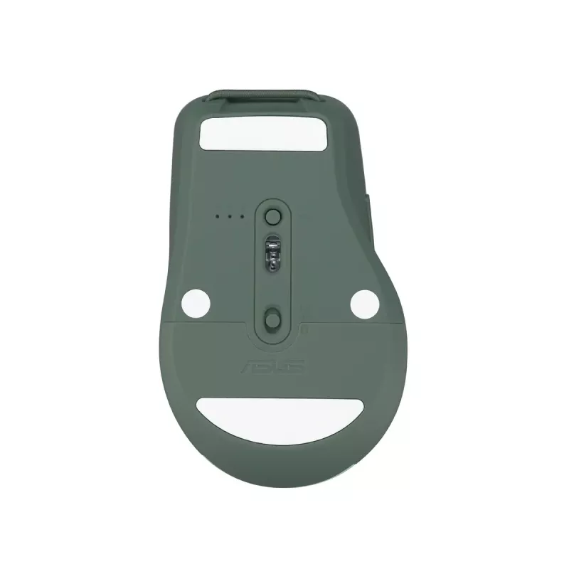 Rato ASUS SmartO MD200 Silent Plus – ambidestro RF Wireless + Bluetooth, ótico 4200 DPI, 6 botões, verde