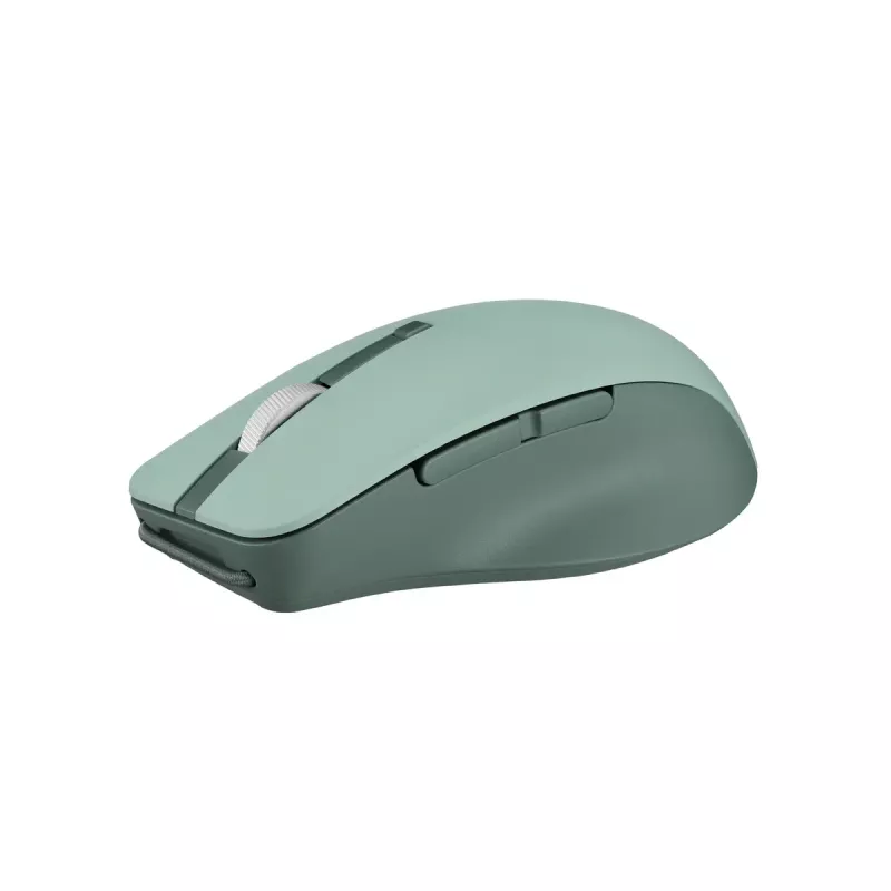 Rato ASUS SmartO MD200 Silent Plus – ambidestro RF Wireless + Bluetooth, ótico 4200 DPI, 6 botões, verde