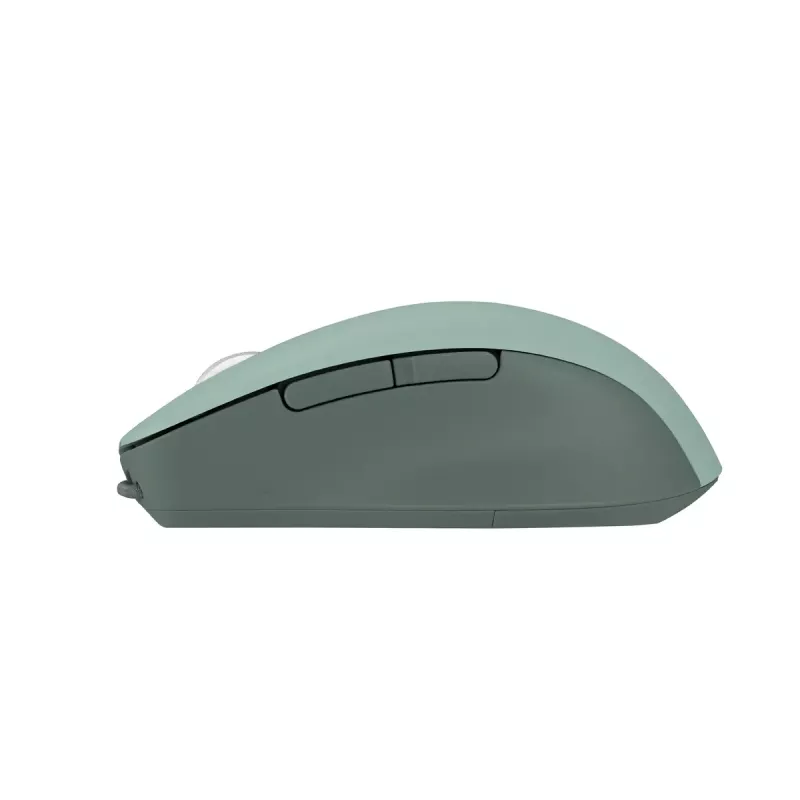 Rato ASUS SmartO MD200 Silent Plus – ambidestro RF Wireless + Bluetooth, ótico 4200 DPI, 6 botões, verde