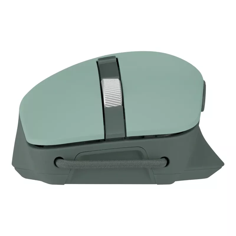 Rato ASUS SmartO MD200 Silent Plus – ambidestro RF Wireless + Bluetooth, ótico 4200 DPI, 6 botões, verde