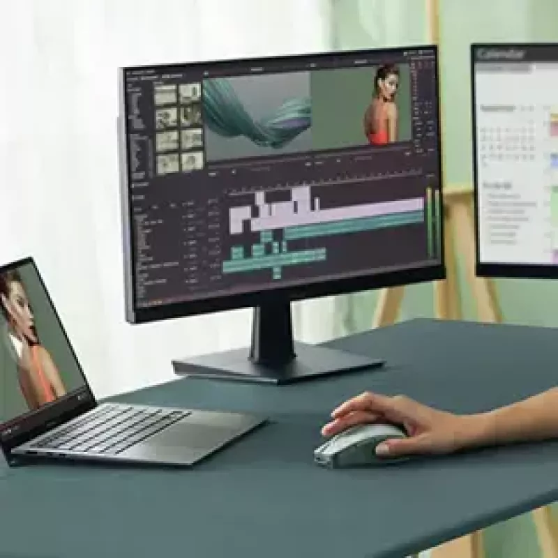 Rato ASUS SmartO MD200 Silent Plus – ambidestro RF Wireless + Bluetooth, ótico 4200 DPI, 6 botões, verde