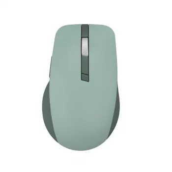 Rato ASUS SmartO MD200 Silent Plus – ambidestro RF Wireless + Bluetooth, ótico 4200 DPI, 6 botões, verde