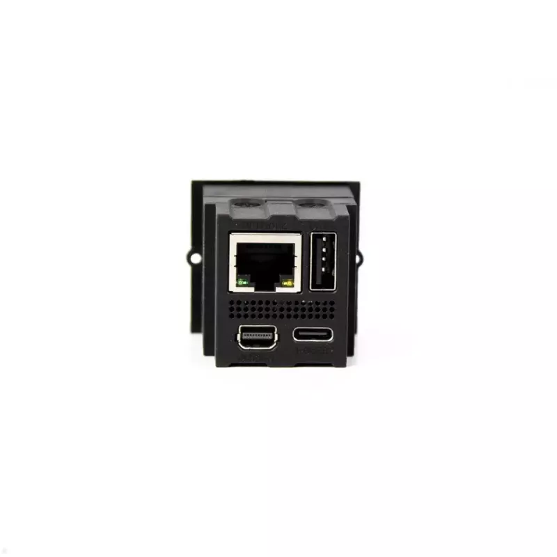 Bachmann 917.229 CM módulo replicador de portas, USB-C PD 100 W, 2x USB-A, Mini DisplayPort, RJ45