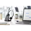 Jabra Engage 55 MS Stereo Headset sem fios com arco de cabeça escritório/call center USB Type-A preto