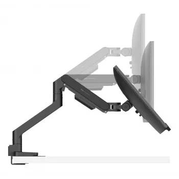 Suporte para monitor BenQ BSH01 — braço Ergo ajustável em altura, compatível com VESA, preto