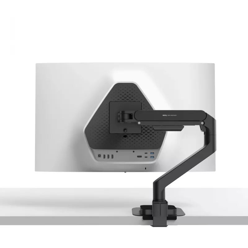 Suporte para monitor BenQ BSH01 — braço Ergo ajustável em altura, compatível com VESA, preto