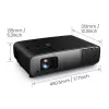 Projetor de distância padrão BenQ W4100i 3200 ANSI lúmenes DLP UHD 4K (3840x2160) 3D preto