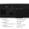 Projetor de distância padrão BenQ W4100i 3200 ANSI lúmenes DLP UHD 4K (3840x2160) 3D preto