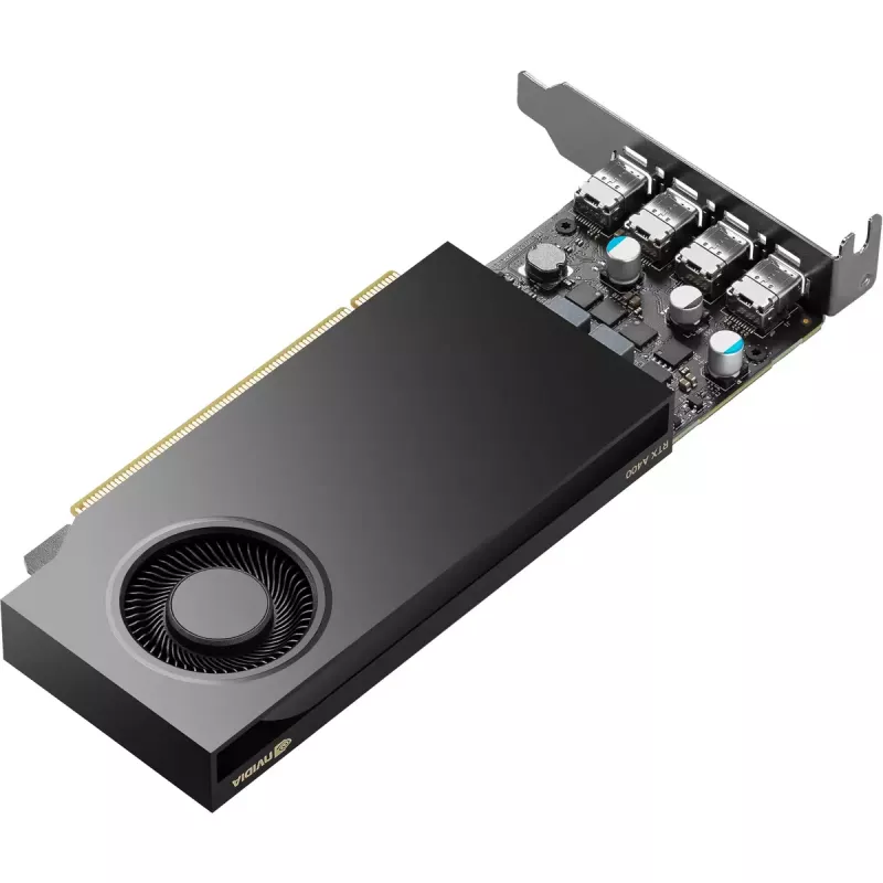 Placa gráfica HP NVIDIA RTX A400 4GB GDDR6, 4x Mini DisplayPort (9U277AA)