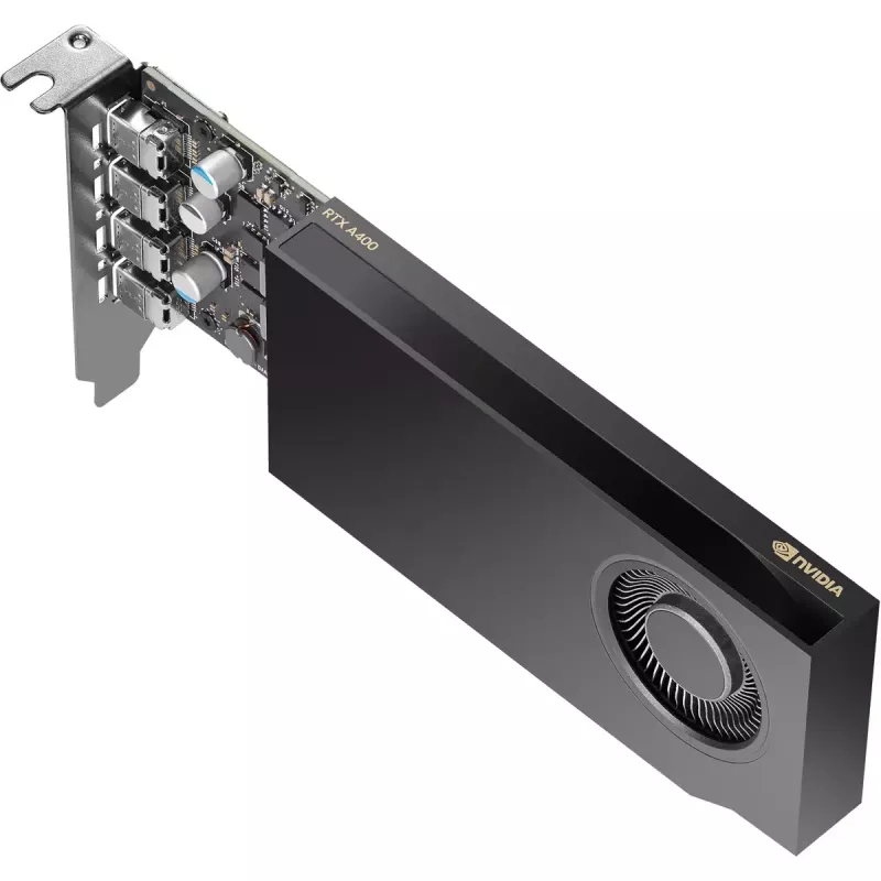 Placa gráfica HP NVIDIA RTX A400 4GB GDDR6, 4x Mini DisplayPort (9U277AA)