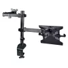 StarTech.com A2-LAPTOP-DESK-MOUNT braço de monitor ajustável com tabuleiro VESA para portátil, para portátil até 4,5 kg (9,9 lb) e um único ecrã, montagem com grampo em C ou passa-cabos, aço/plástico, preto