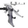 StarTech.com A2-LAPTOP-DESK-MOUNT braço de monitor ajustável com tabuleiro VESA para portátil, para portátil até 4,5 kg (9,9 lb) e um único ecrã, montagem com grampo em C ou passa-cabos, aço/plástico, preto
