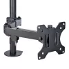 StarTech.com A2-LAPTOP-DESK-MOUNT braço de monitor ajustável com tabuleiro VESA para portátil, para portátil até 4,5 kg (9,9 lb) e um único ecrã, montagem com grampo em C ou passa-cabos, aço/plástico, preto