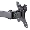 StarTech.com A2-LAPTOP-DESK-MOUNT braço de monitor ajustável com tabuleiro VESA para portátil, para portátil até 4,5 kg (9,9 lb) e um único ecrã, montagem com grampo em C ou passa-cabos, aço/plástico, preto