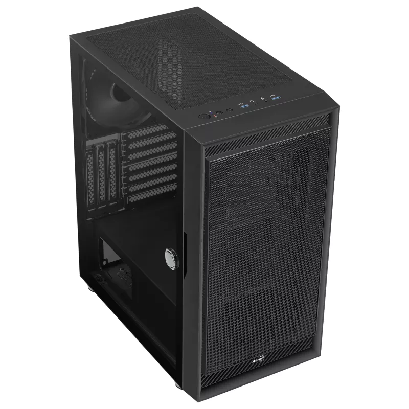 Caixa de computador Aerocool GRAPHITEV1 com painel frontal em malha
