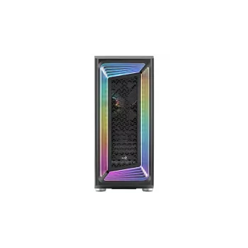 Caixa de PC AEROCOOL Interstellar midi-tower preto — ATX, suporta GPU até 362 mm, dissipador de CPU de 163 mm, radiador frontal 3x120/360 mm