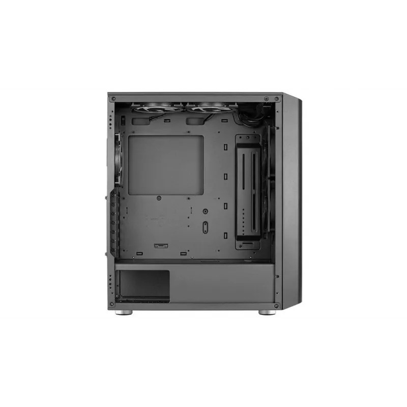 Aerocool Interstellar-G-BK-v1 caixa de PC Midi Tower, ATX/Micro-ATX/Mini-ITX, ARGB, vidro temperado, preta