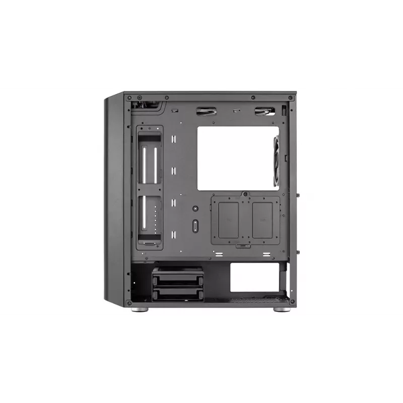 Aerocool Interstellar-G-BK-v1 caixa de PC Midi Tower, ATX/Micro-ATX/Mini-ITX, ARGB, vidro temperado, preta