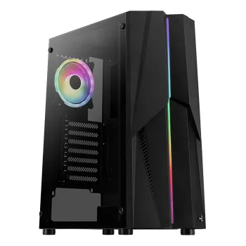 Aerocool Mecha-G-BK-v2 midi tower preto