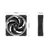 ARCTIC BioniX P120 A-RGB ventoinha de 120 mm com otimização de pressão e A-RGB