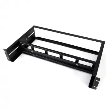 Conjunto de montagem StarTech.com ajustável para calha DIN em rack com calhas Top-Hat/Mini/G