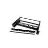 Conjunto de montagem StarTech.com ajustável para calha DIN em rack com calhas Top-Hat/Mini/G